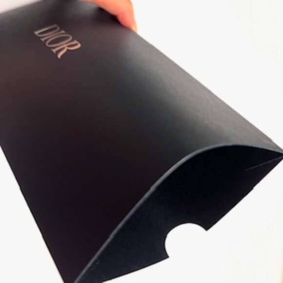 Dior Navy Blue Paper Gift Bag  with flat  envelope (see photo) - Picture 5 of 6